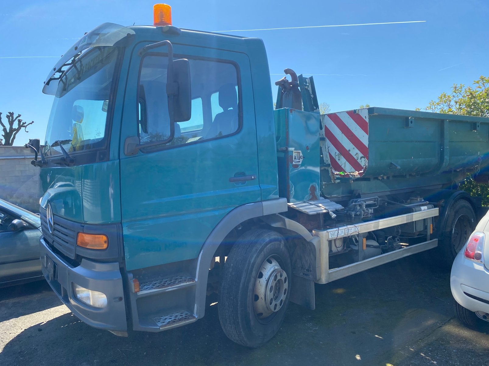 Mercedes atego Container ., Auto's, Mercedes-Benz, Particulier, Te koop, Handgeschakeld