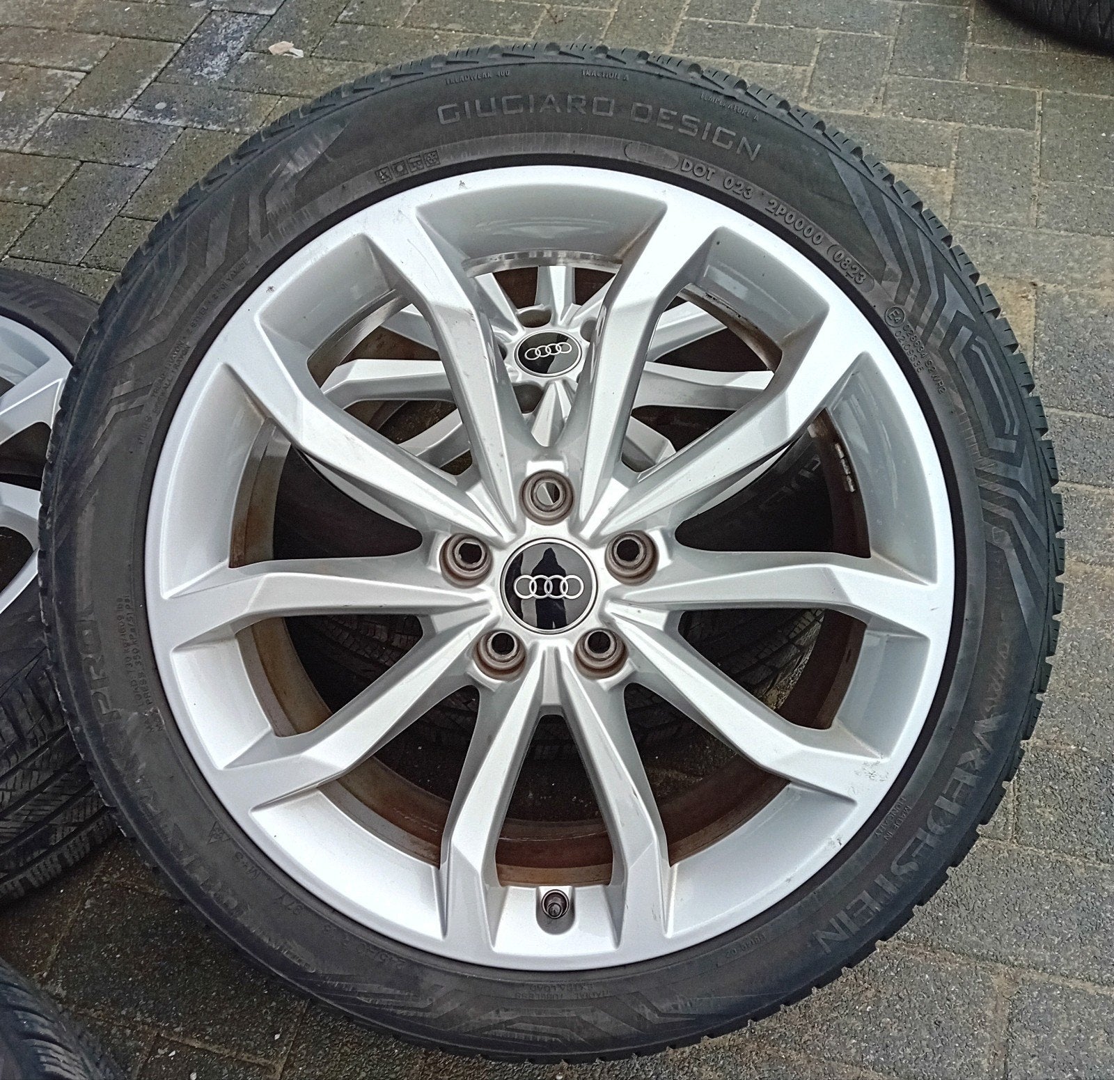 Velgen winterbanden Audi A4 A5 S-Line 18inch 5x112 5-6mm ❄️, Enlèvement