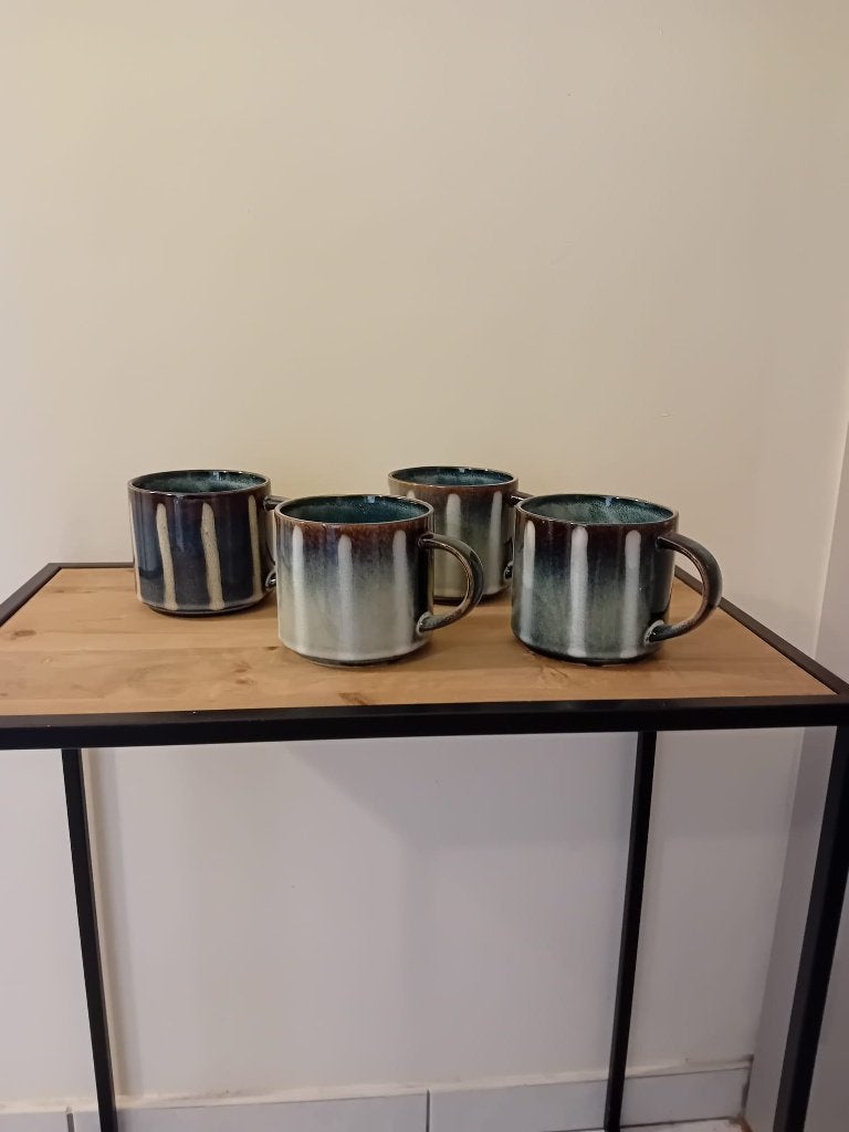 4 mokken, Ophalen, Overige merken, Keramiek, Nieuw