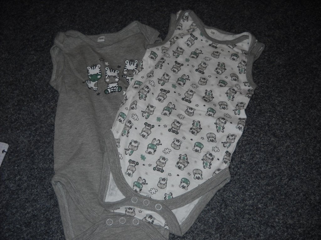 2 bodys enkel voorgewassen,niet gedragen-74/80, Kinderen en Baby's, Babykleding | Maat 74, Ophalen, Zo goed als nieuw, Jongetje
