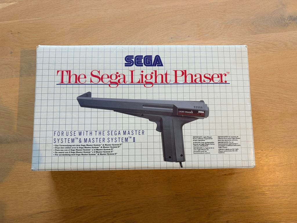 Sega light Phaser, Enlèvement, Utilisé, Master System