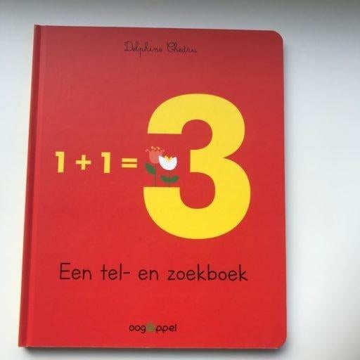 Gezocht boek 1 + 1 = 3  door Delphine Chedru, Boeken, Jongen of Meisje, Delphine Chedru, Ophalen of Verzenden, 4 jaar