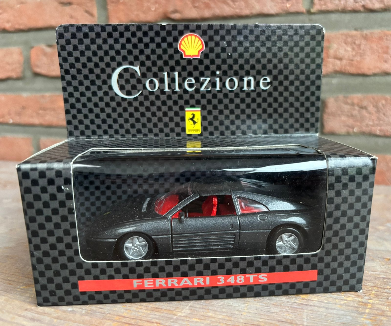 Ferrari 348TS - Shell Ferrari Collection - schaal 1:43, Ophalen of Verzenden, Zo goed als nieuw, Auto, Overige merken