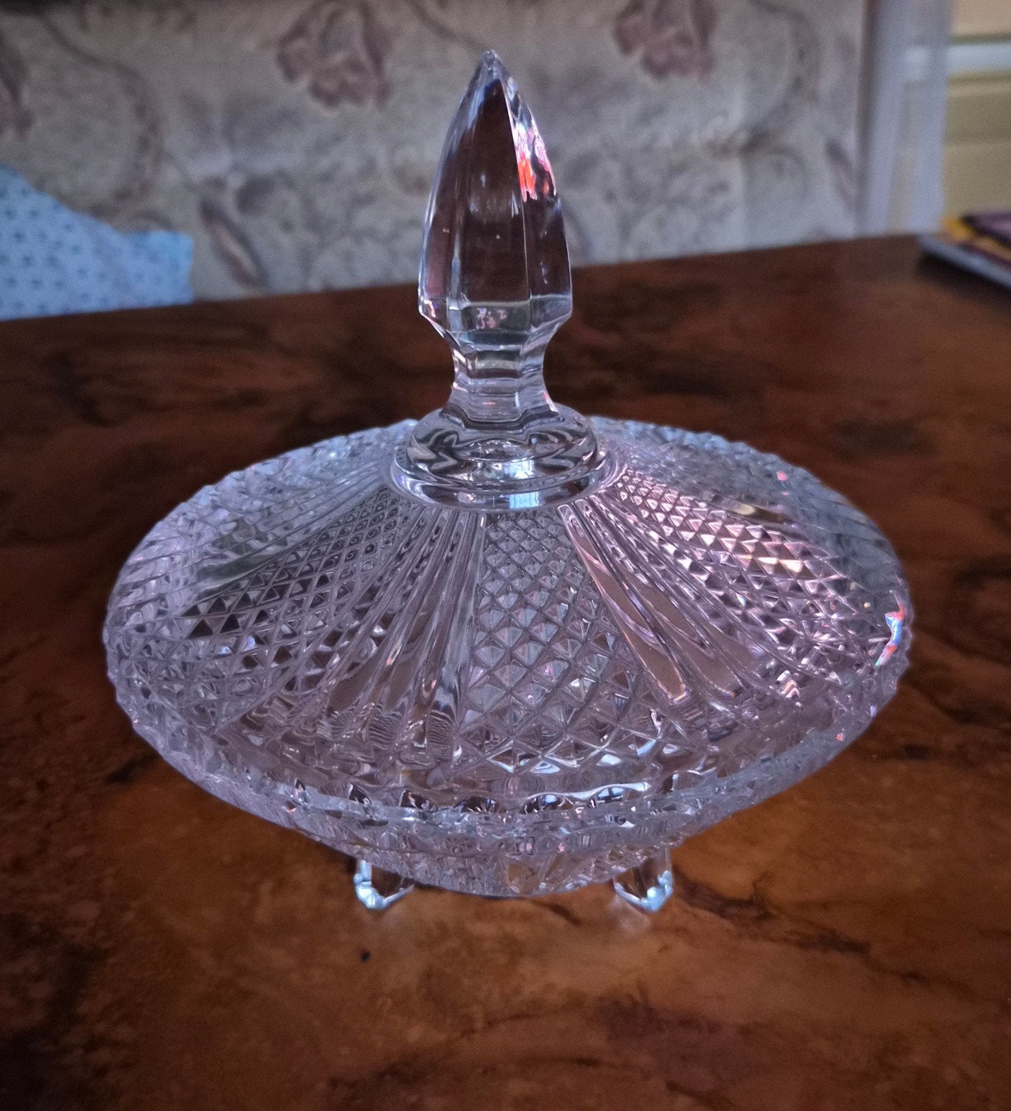Bonbonnière en cristal, Antiquités & Art, Enlèvement ou Envoi