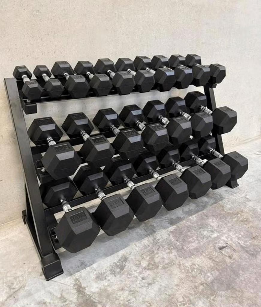 Ensemble d'haltères Hexa, 2,5-25 kg | MEILLEUR PRIX Hexagon, Enlèvement ou Envoi, Neuf, Haltère