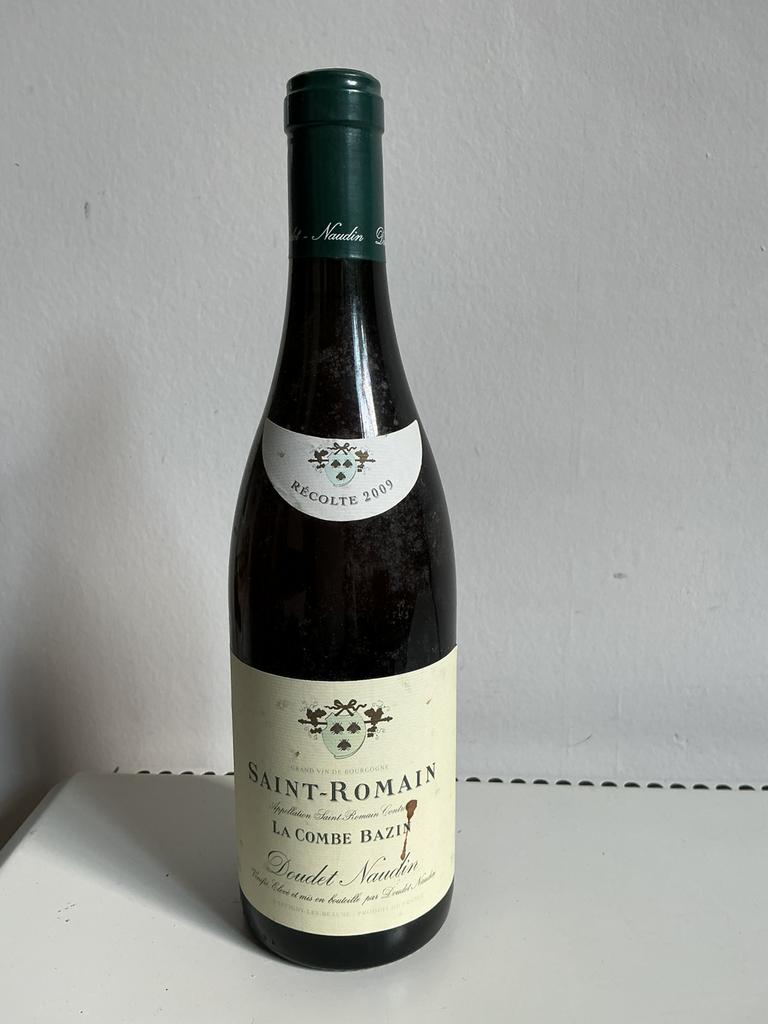 1 fles witte bourgogne , Saint Romain, 2009, Verzamelen, Ophalen of Verzenden, Nieuw
