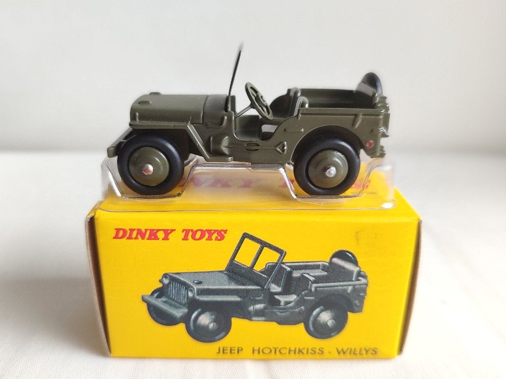 Dinky Atlas _ Jeep Hotchkiss-Willys _ref. 80B, Enlèvement ou Envoi, Comme neuf, Voiture, Dinky Toys