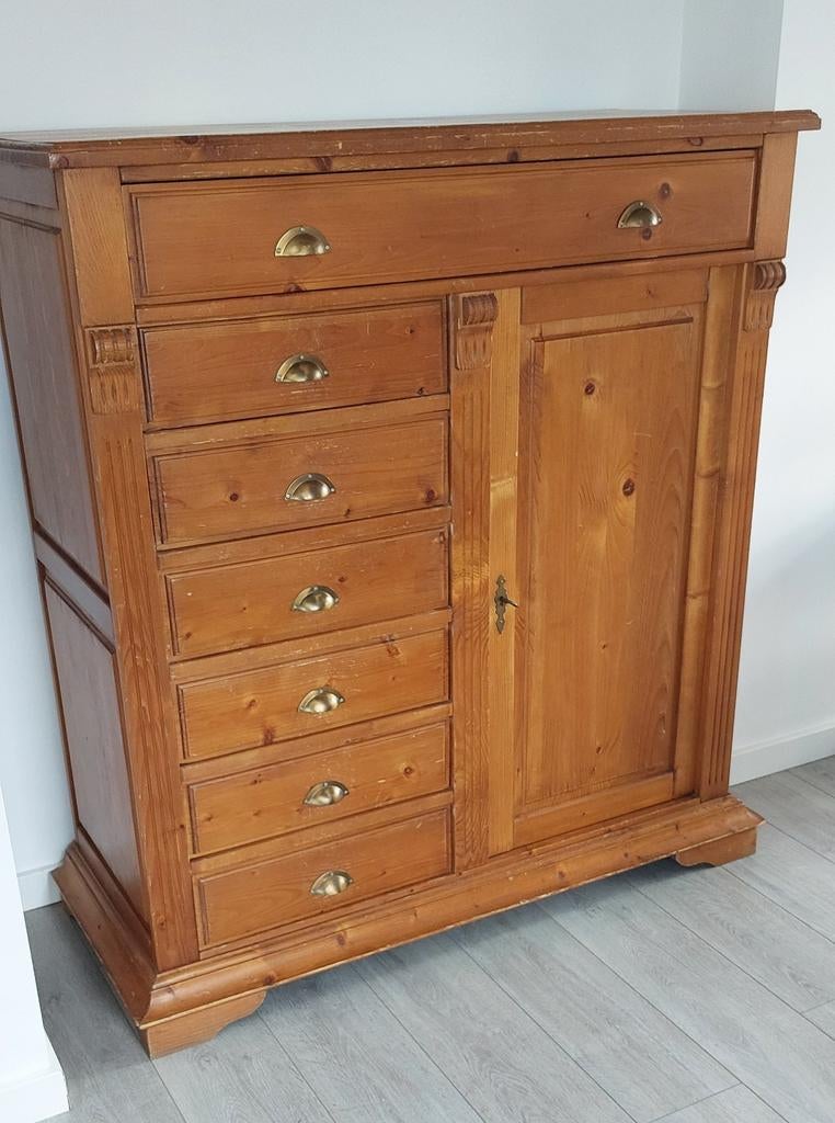 Eetkamer in landelijke stijl, Ophalen, Gebruikt, Landelijk, 6 tot 8 stoelen
