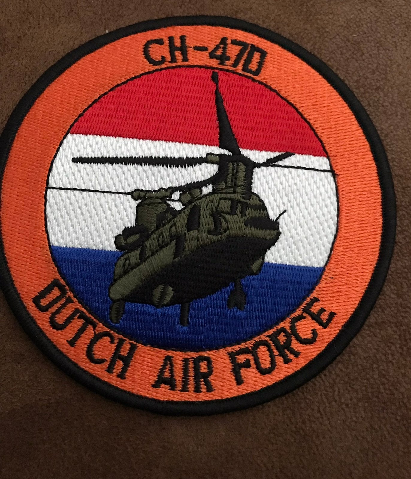 CH-47D Chinook helikopter embleem, Verzamelen, Luchtvaart en Vliegtuigspotten, Verzenden, Zo goed als nieuw