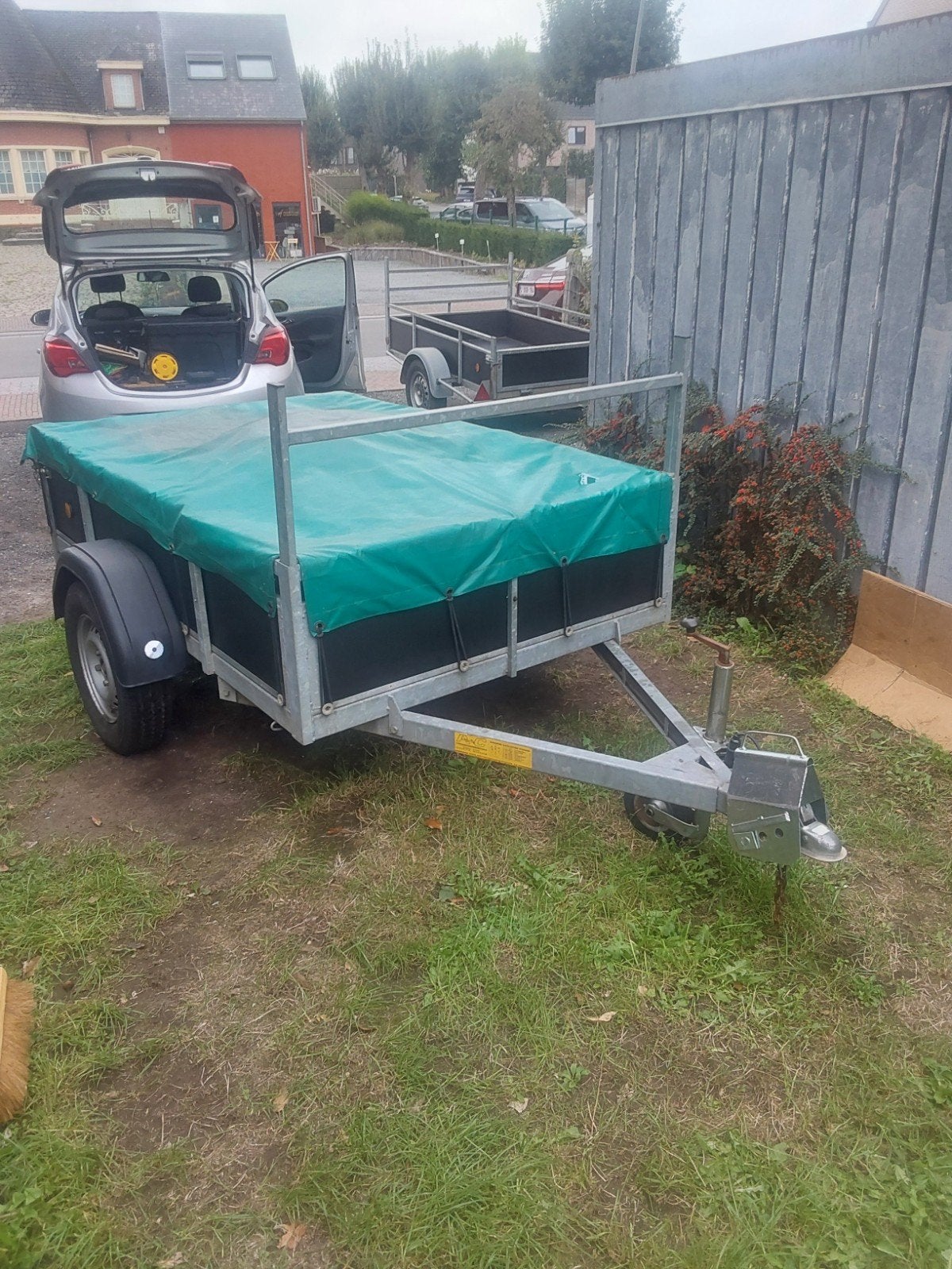 aanhangwagen, Ophalen, Gebruikt
