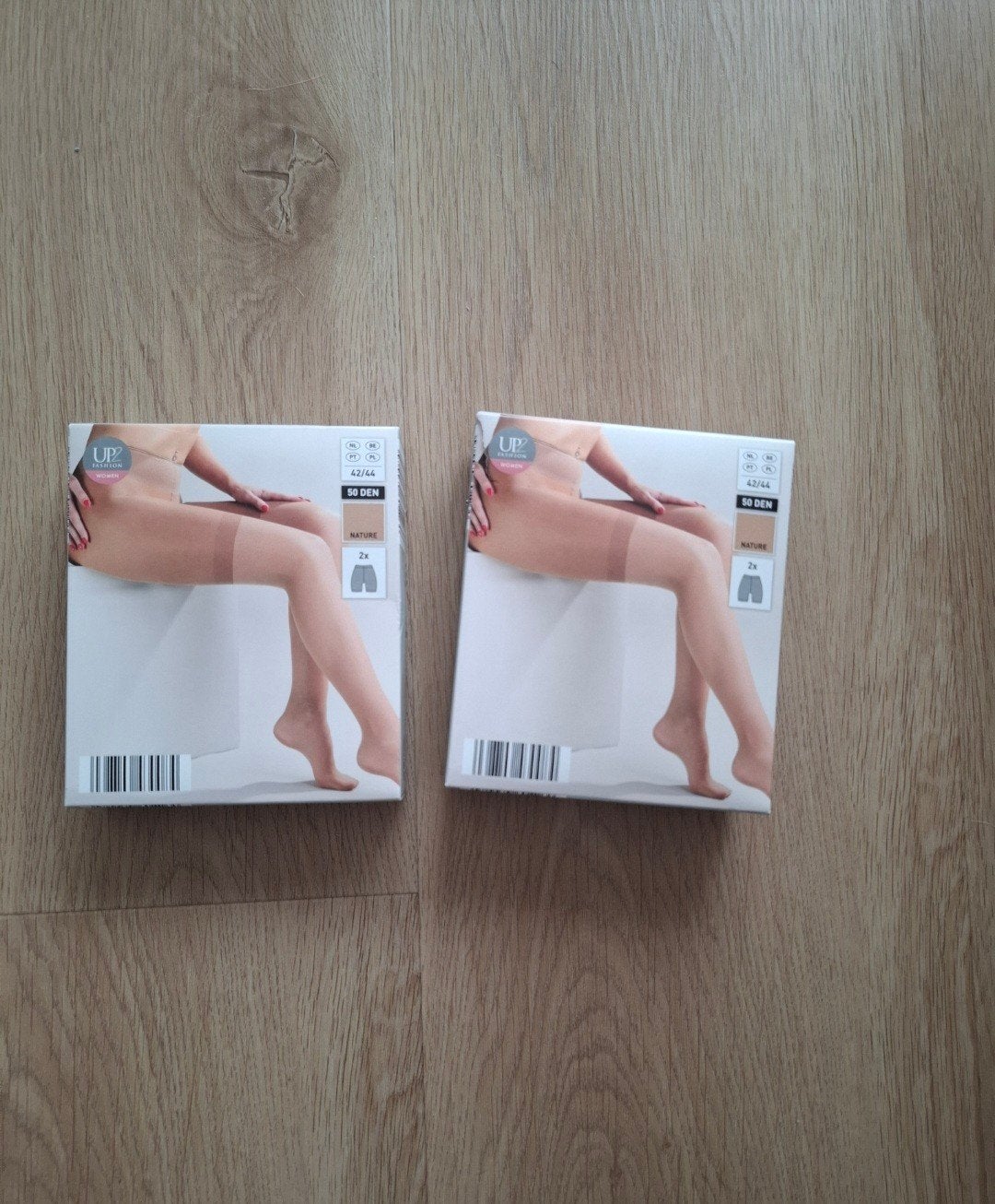 Nieuw! 2x 2 Nylonshortjes Up2Fashion maat 42/44, Up2Fashion, Ophalen of Verzenden, Beige, Broekje of Short