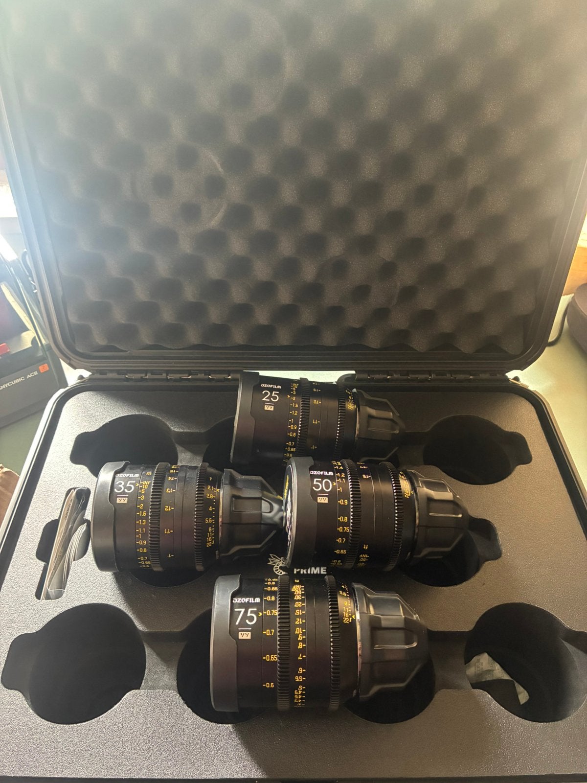 DZOFilm Vespid Prime : 25/35/50/75mm T2.1 PL&EF + Travelcase, TV, Hi-fi & Vidéo, Photo | Appareils professionnels, Enlèvement ou Envoi