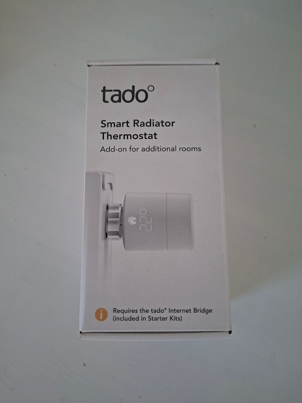 Tado Smart Radiator Thermostat, Bricolage & Construction, Thermostats, Enlèvement ou Envoi, Thermostat intelligent, Neuf