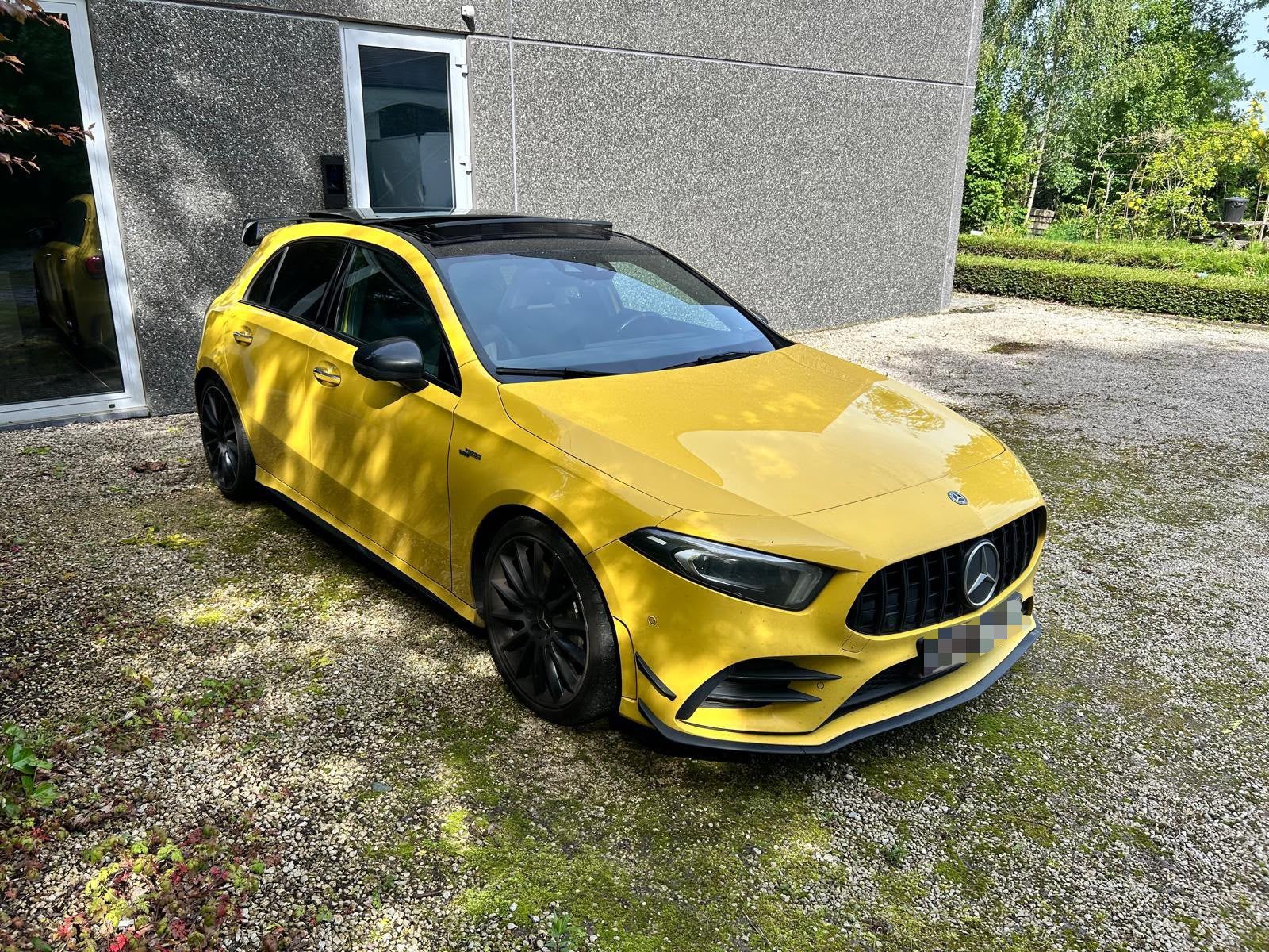 Te koop A35amg aerodynamic full options, Auto's, Mercedes-Benz, Particulier, A-Klasse, 360° camera, 4x4, ABS, Achteruitrijcamera