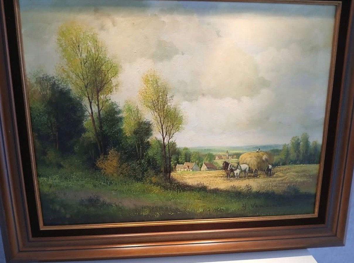 Schilderij H.Verlinden, Antiek en Kunst, Ophalen