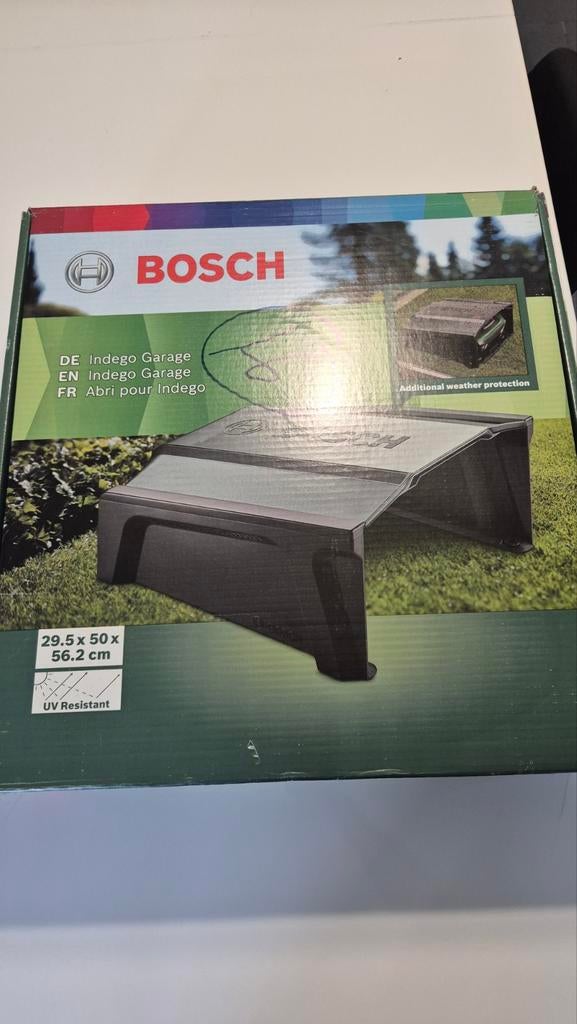Bosch Indego Garage voor robotmaaier Bosch Indego. Nieuw, Tuin en Terras, Ophalen, Nieuw, BOSCH