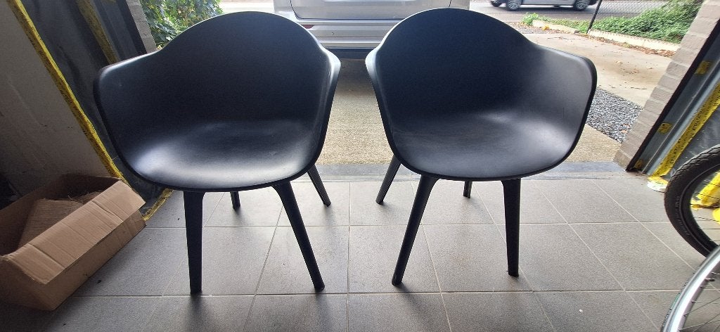 Stoelen, Maison & Meubles, Enlèvement, Utilisé, Noir, Deux