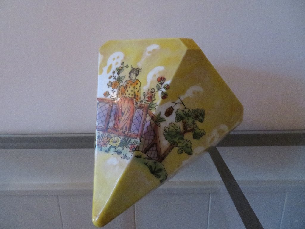 Antieke Art-Deco lampenkap met oosterse voorstelling, Ophalen of Verzenden, Nieuw
