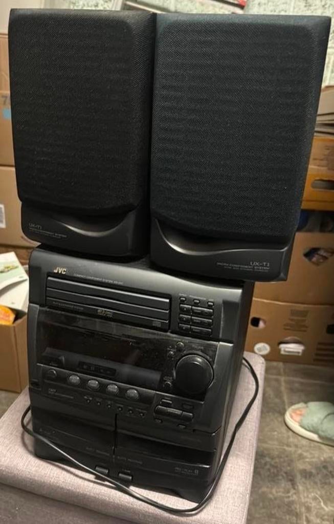 Stereoketen JVC, Haut-parleurs, JVC, Enlèvement, Utilisé