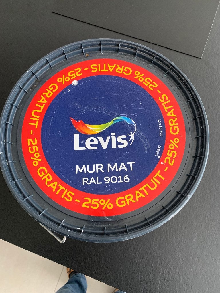 verf, levis, Ophalen, 5 tot 10 liter, Wit, Nieuw