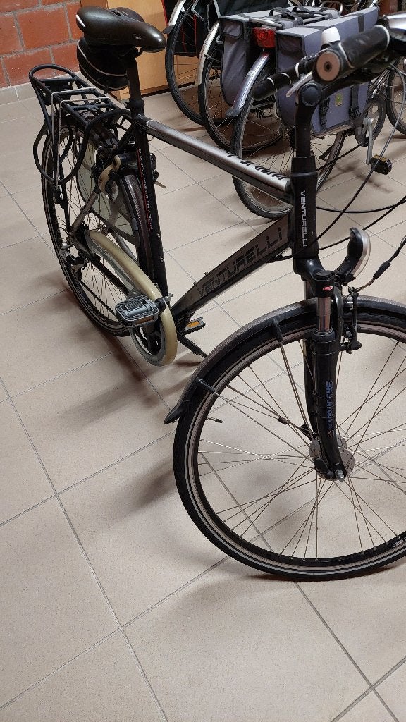 Venturelli heren fiets, Versnellingen, Zo goed als nieuw, Schijfrem, Ophalen