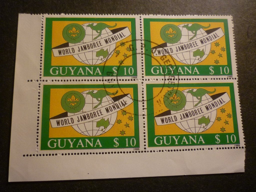 Guyana/Guyane 1989 Mi 2490(o) Gestempeld/Oblitéré (4X), Verzenden