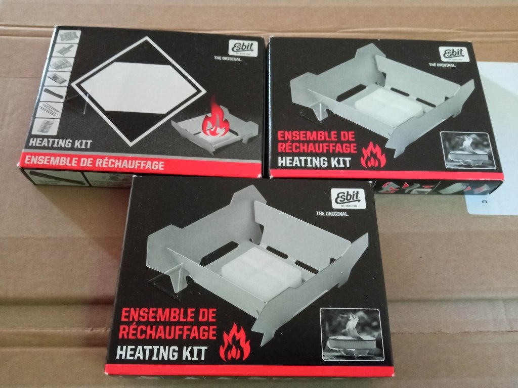 MRE EPA Ration 3x Grand Réchaud Esbit, Collections, Objets militaires | Général, Envoi, Armée de terre, Autres types