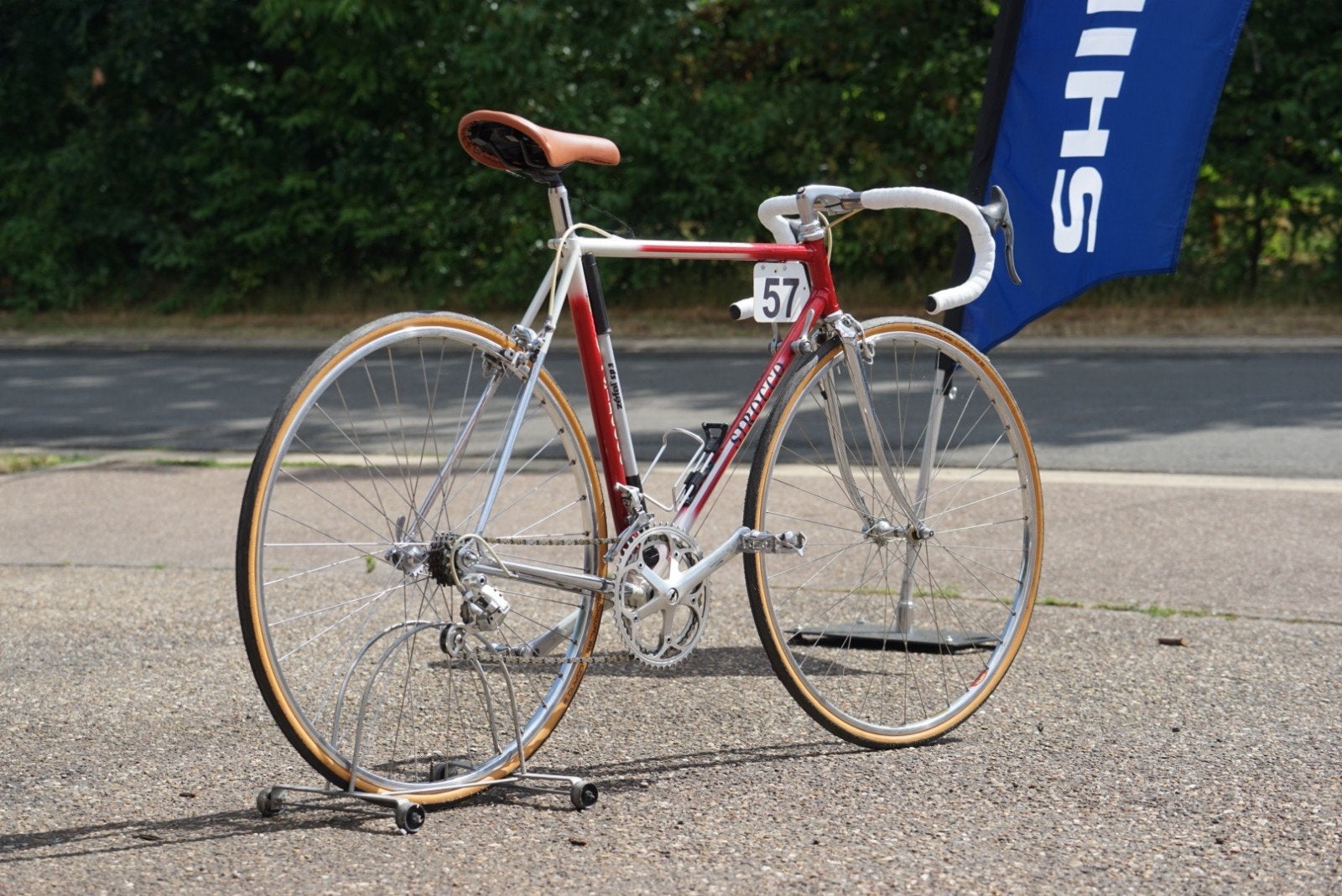 retro koersfiets, 10 à 15 vitesses, Frein sur jante, Enlèvement, 28 pouces