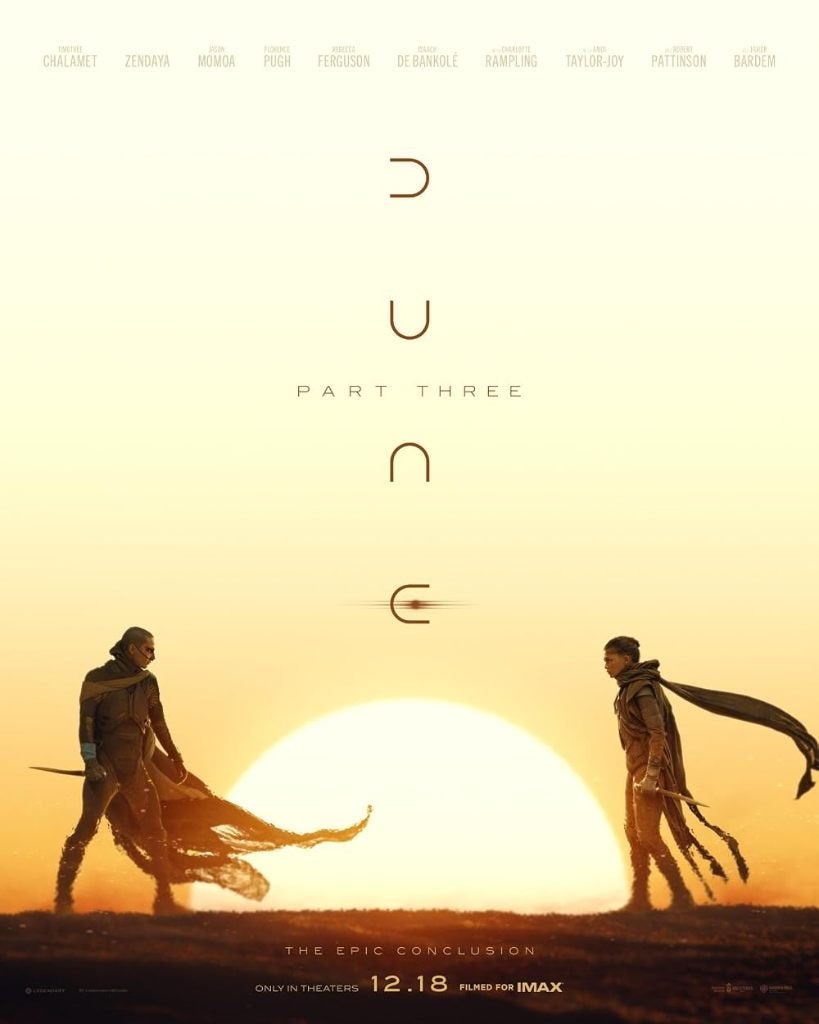 Billets Kinepolis Dune troisième partie Bruxelles IMAX 70mm, Tickets & Billets, Deux personnes, Conçu pour IMAX, Billet gratuit films spécifiques