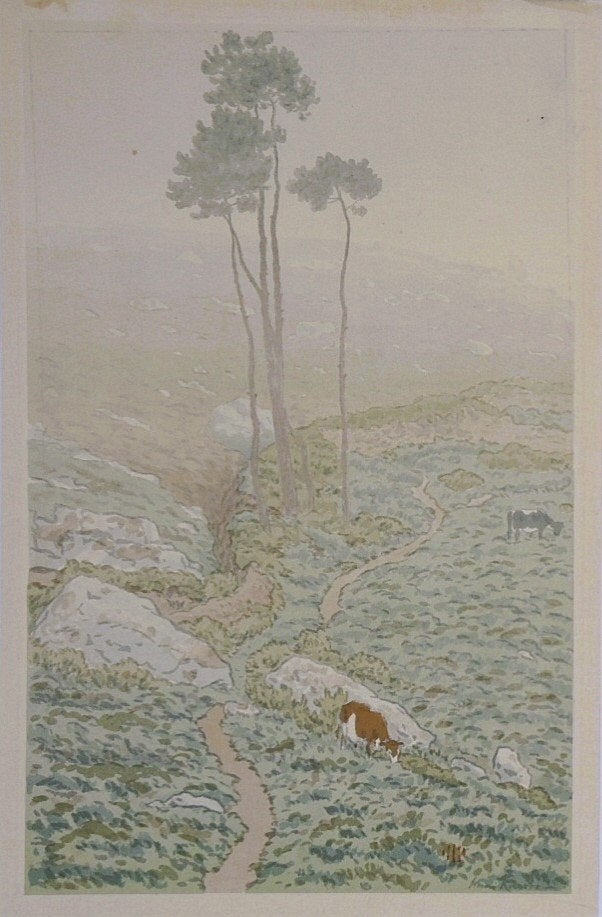 Henri Rivière litho "Brume Matinale", Antiquités & Art, Art | Lithographies & Sérigraphies, Édition limitée, Enlèvement, Paysages