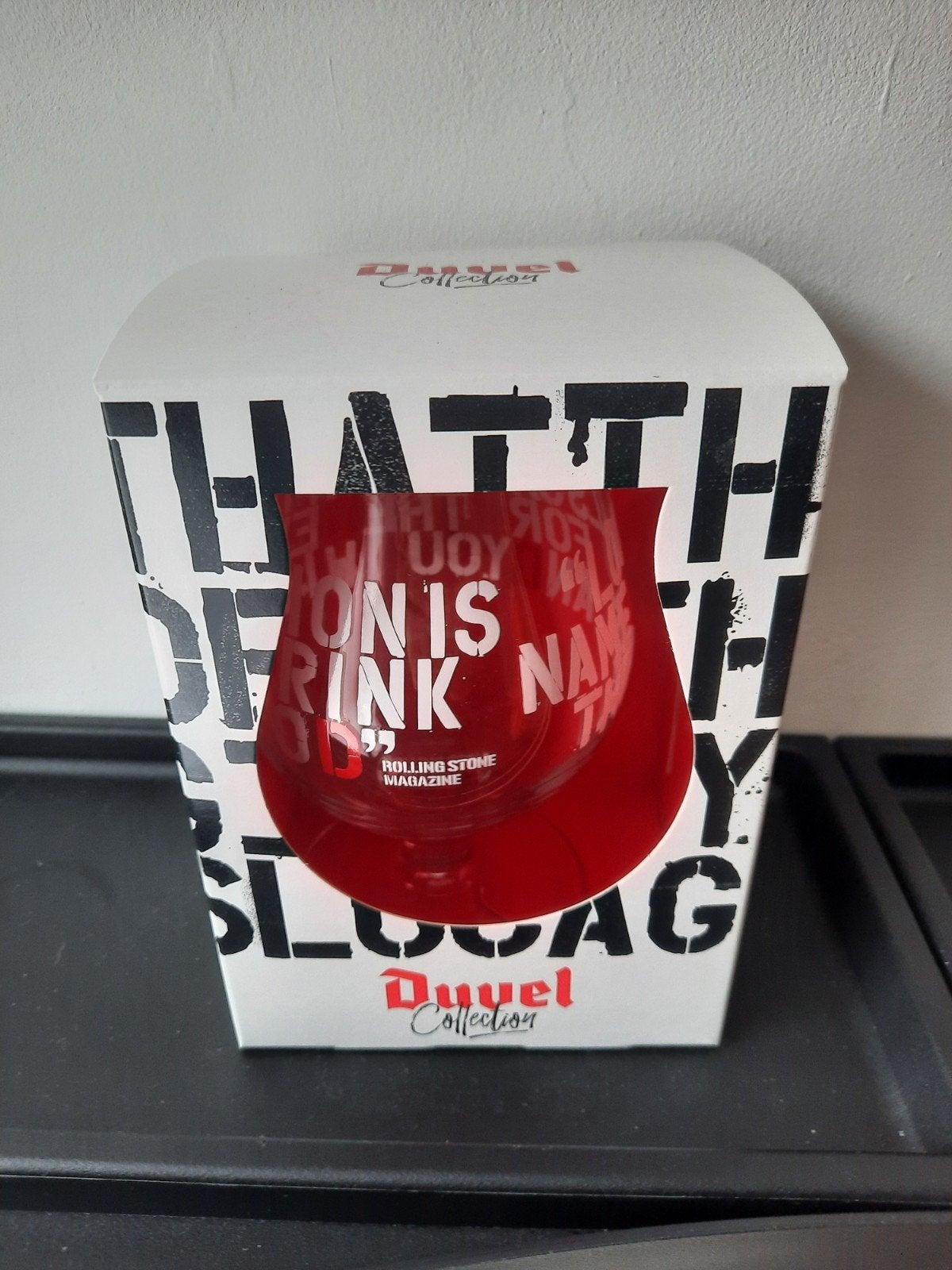 Duvel glas michel moortgat, Verzamelen, Ophalen