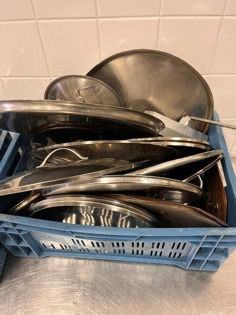 Inox en ijzer, Zakelijke goederen, Horeca | Keukenapparatuur, Ophalen, Gebruikt, Inox Meubilair