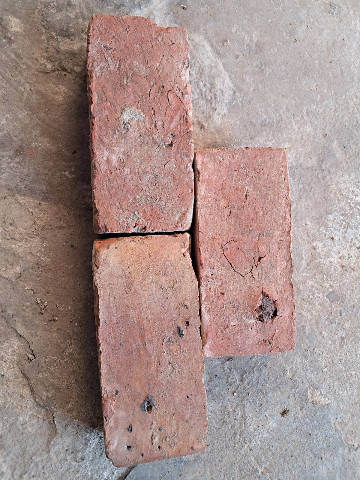 Pastorie-bakstenen. 17,5x8x5cm, 330 st. Gekuist, Doe-het-zelf en Bouw, Ophalen, Gebruikt, Bakstenen