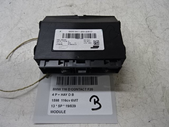 UNITE ELECTRONIQUE BMW 1 serie (F20) (64119301308-01), Utilisé, BMW