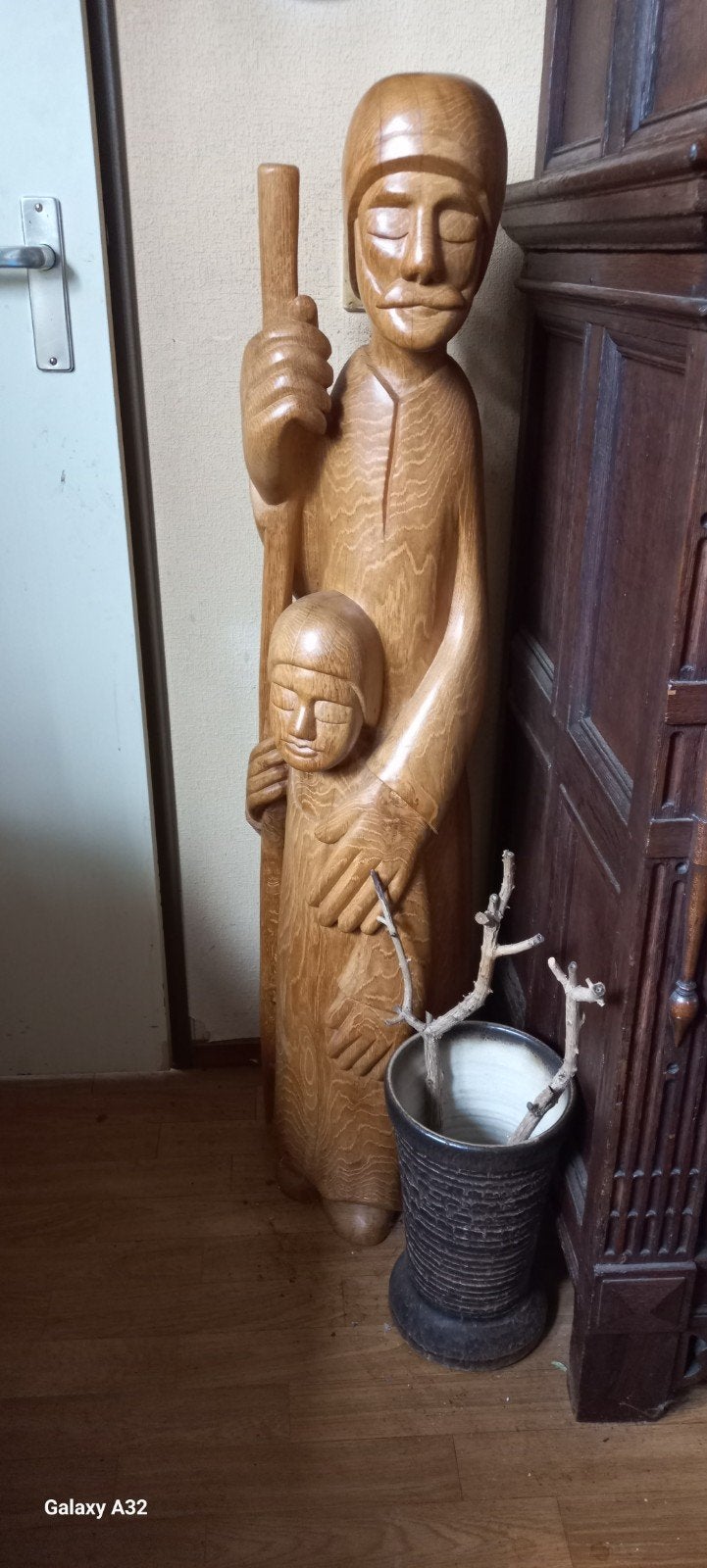 Sint Jozef  - Maurice Pelgrims-Jelle ( 1941 -2019 )., Enlèvement, Statue