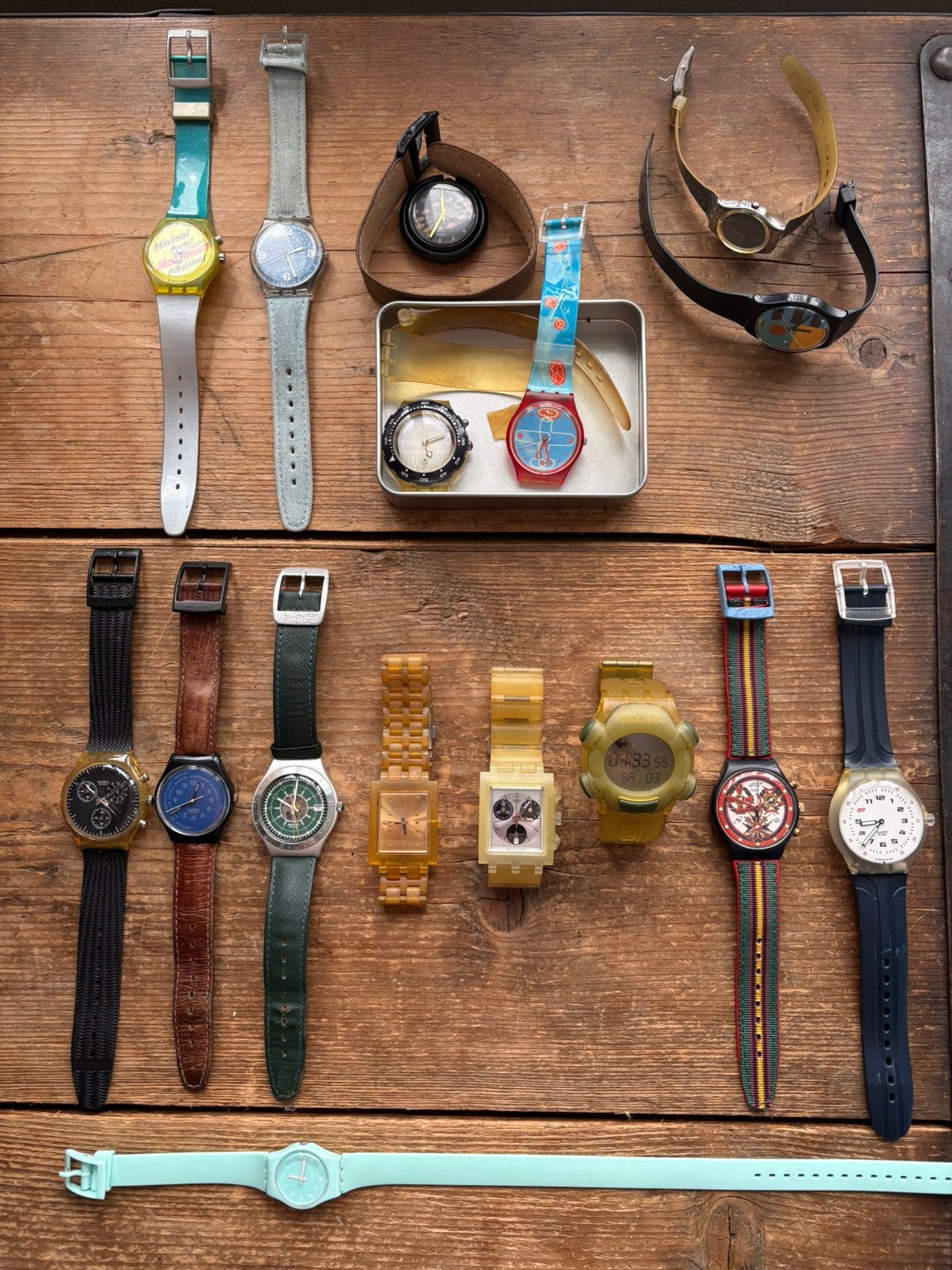 SWATCH MONTRES COLLECTOR LOT DE 11 + 4 pour reparations +3, Bijoux, Sacs & Beauté, Montre-bracelet, Enlèvement ou Envoi, Swatch