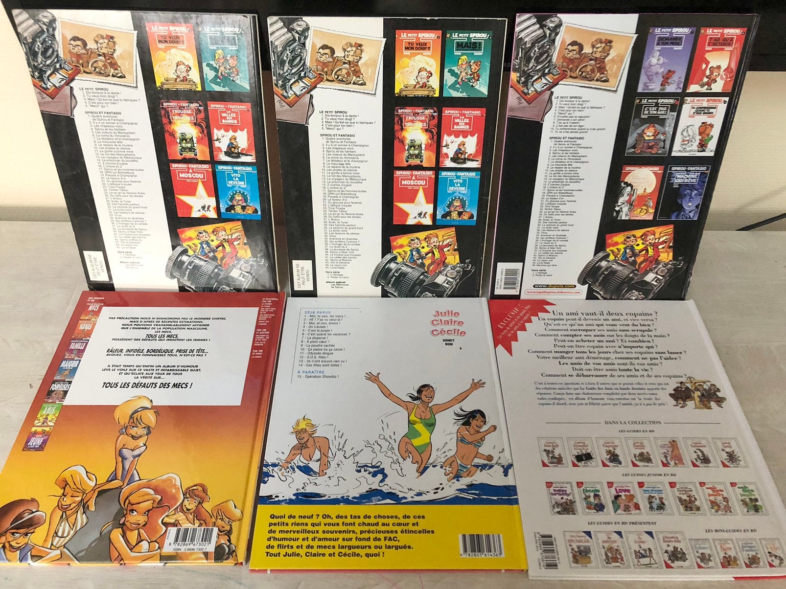 Plusieurs BD, le petit Spirou, Julie claire cécile, ..., Livres, Plusieurs BD, Enlèvement ou Envoi, Utilisé