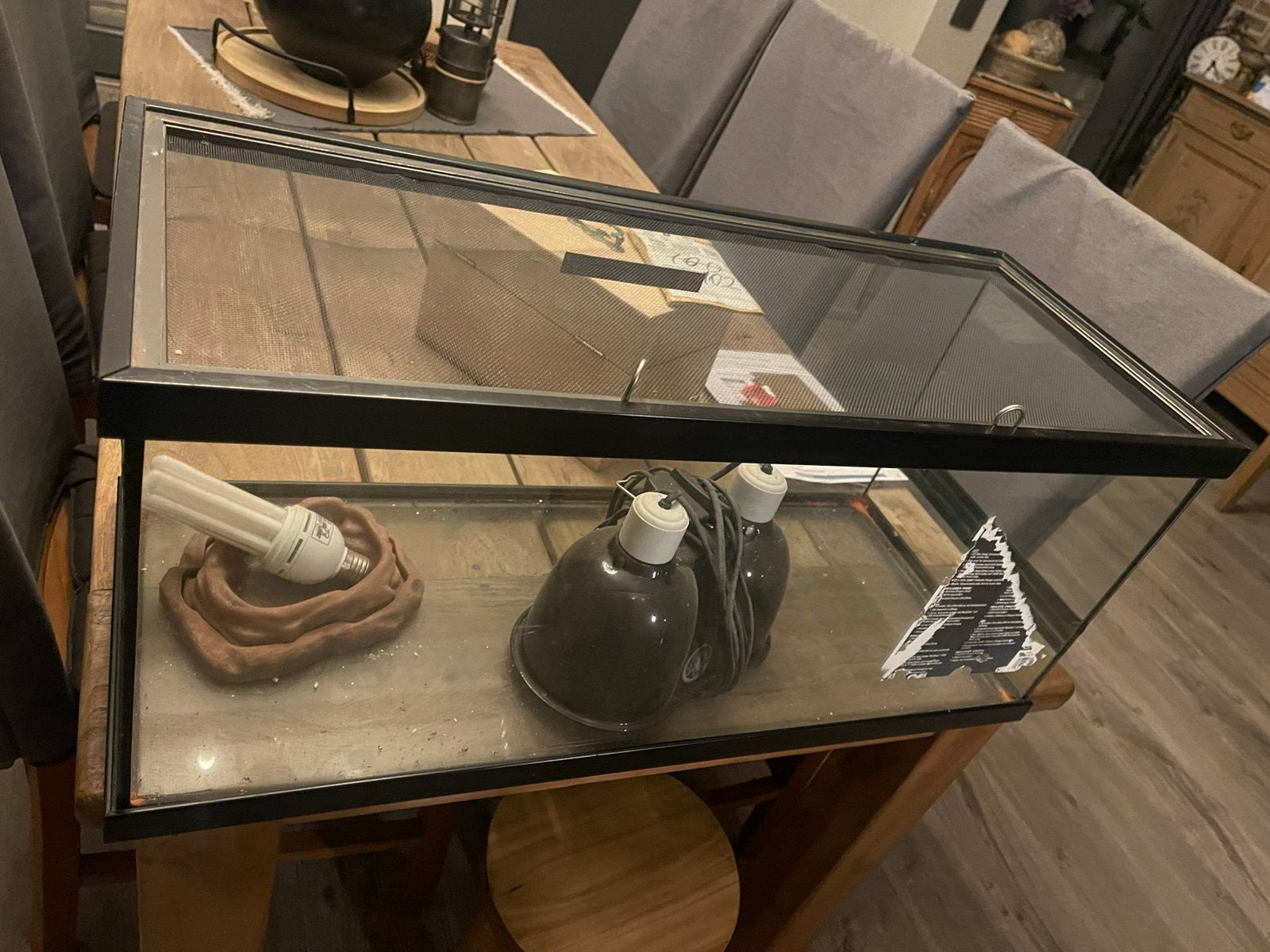 Te koop terrarium, Animaux & Accessoires, Enlèvement, Comme neuf