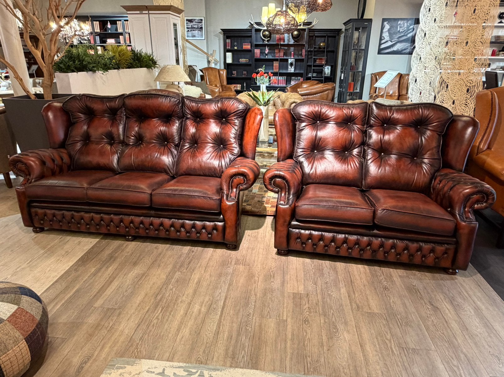 Original SPRINGVALE CHESTERFIELD 3+2 ZITS salon Suzanne, Enlèvement ou Envoi