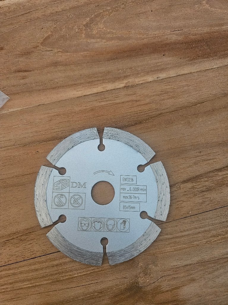 Disques à tronçonner diamantés 5 pièces, Enlèvement, Neuf