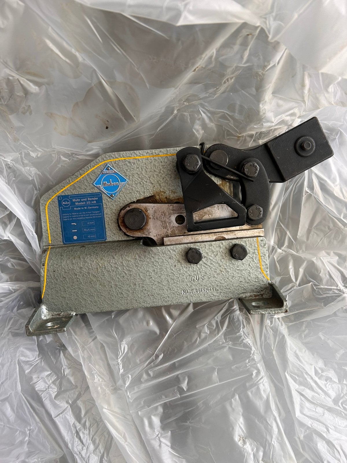 Mube Rohr und BendeModell 3S/4R – Made in W.-Germany en 408., Ophalen