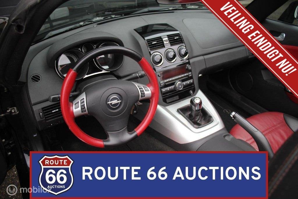 Opel GT | 2009 | Route 66 Auctions, Auto's, Gebruikt, Zwart, Bedrijf, Handgeschakeld