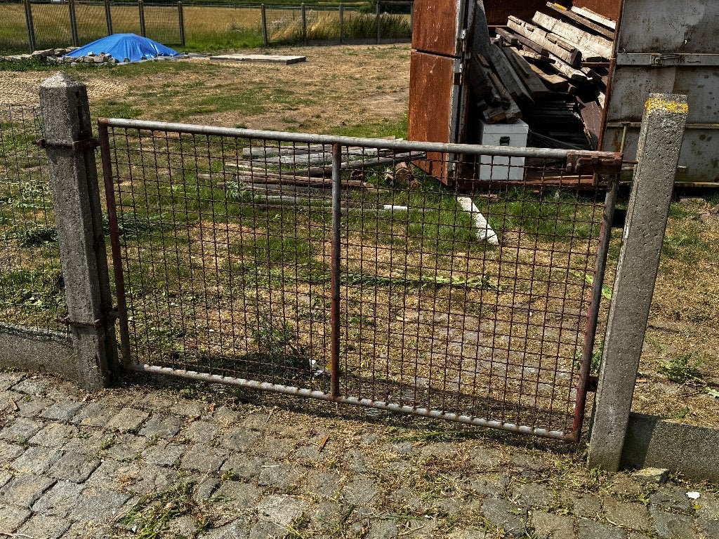 IJzeren weidepoort (zelf uit te breken), Tuin en Terras, Ophalen, Met poort, Gebruikt, Tuinhek