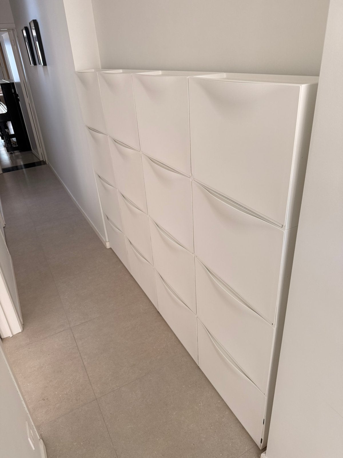 16 schoenenkasten Trones (Ikea), Huis en Inrichting, Ophalen, Gebruikt