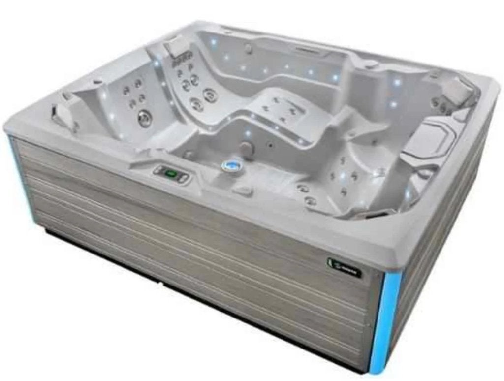 HotSpring Spa Limelight Prism door HotSpring, Tuin en Terras, Bubbelbaden en Hottubs, Zo goed als nieuw, Vast, Afdekzeil, Filter
