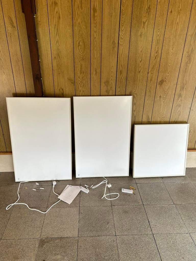 3 stuks infrarood panelen verwarming, Doe-het-zelf en Bouw, Verwarming en Radiatoren, Ophalen, Gebruikt, Kachel