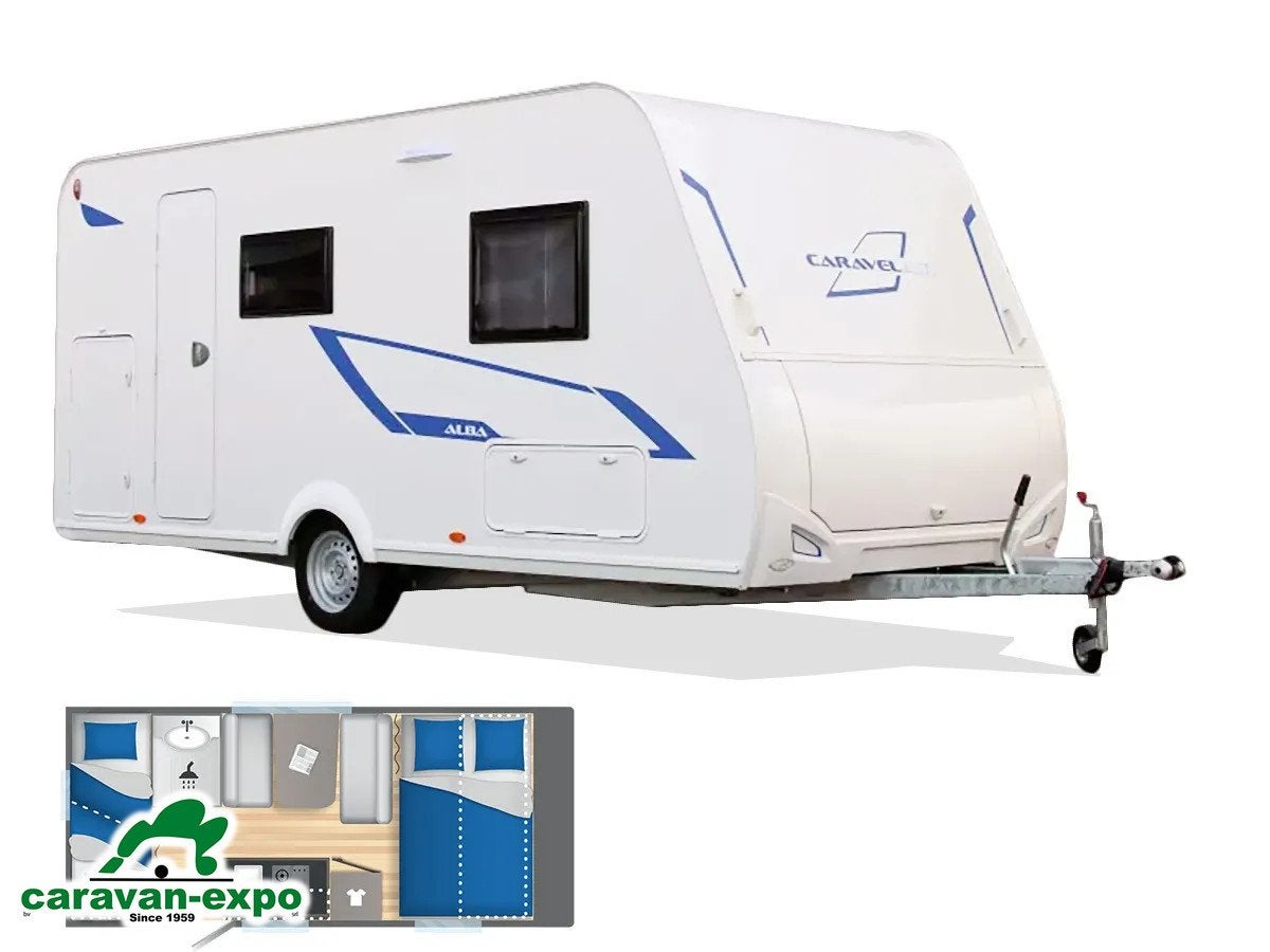CARAVELAIR ALBA 466, Caravans en Kamperen, Bedrijf, 5 tot 6 meter, Tot en met 6, Caravelair
