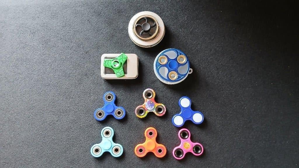 9 spinners, perfecte staat, Verzamelen, Speelgoed, Ophalen, Zo goed als nieuw