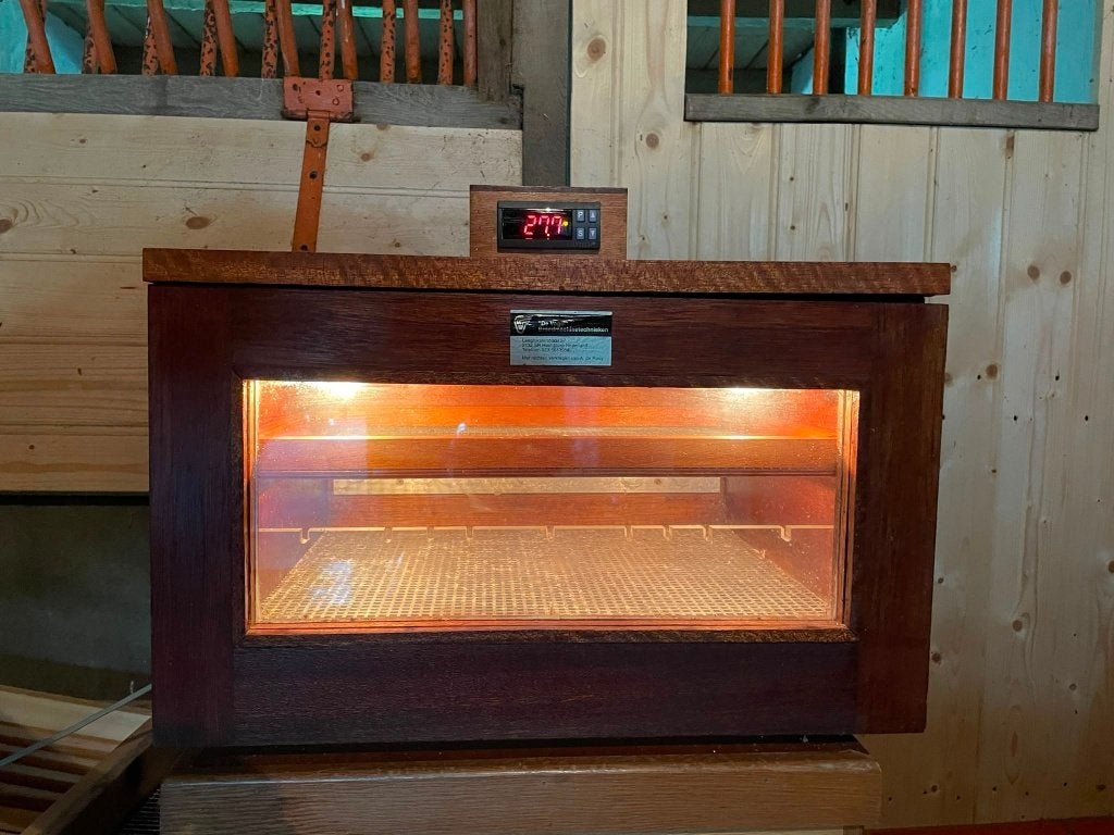 De Vogel Broedmachines, Enlèvement, Couveuse