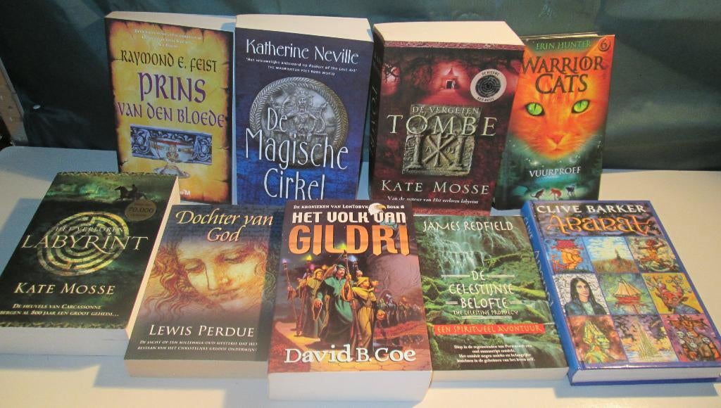 9 prima Fantasy Boeken, Boeken, Ophalen of Verzenden, Zo goed als nieuw